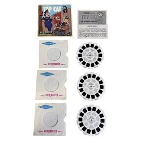 TOP CAT Hanna-Barbera 1962 TV Show 3d View-Master 3 Reel Packet Booklet